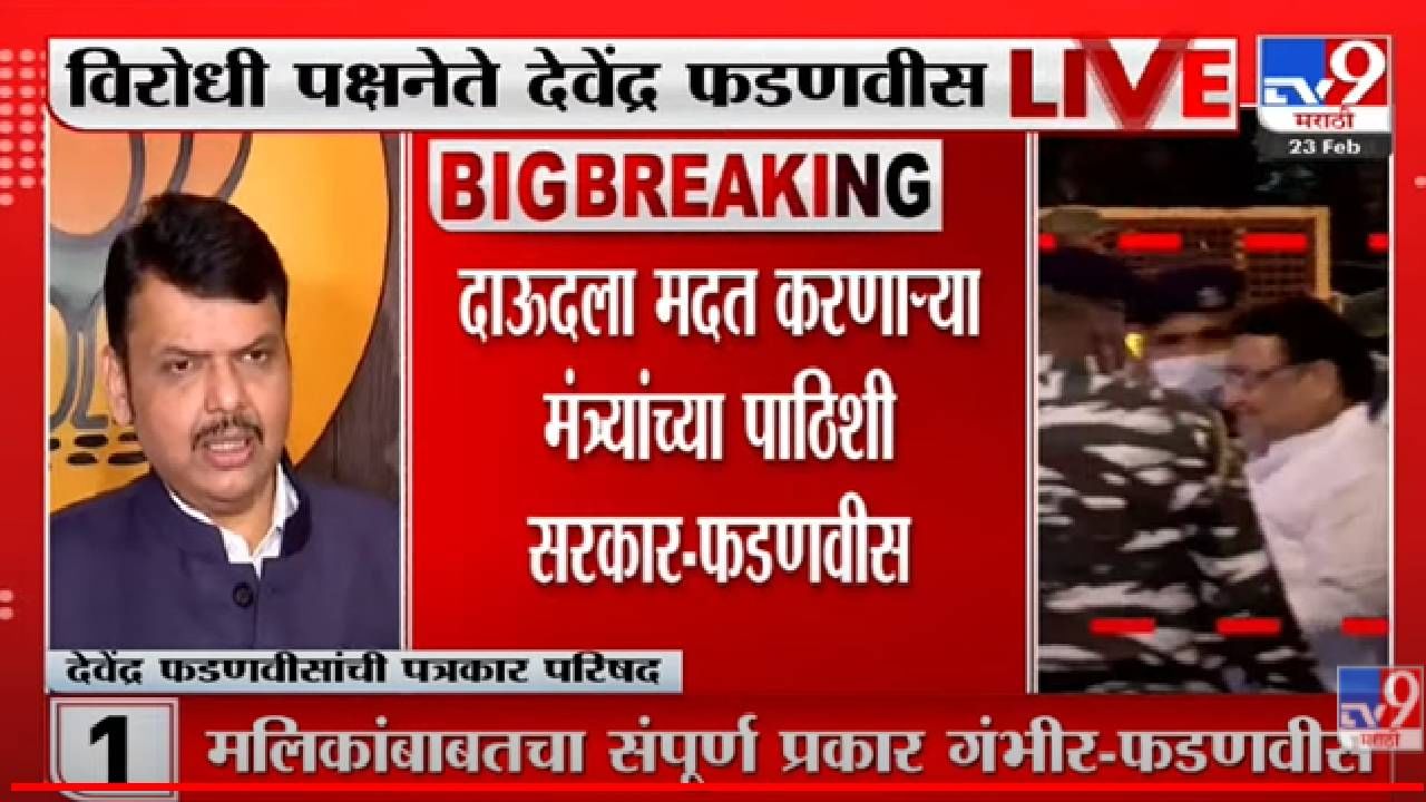 नवाब मलिकांना 8 दिवसांची ईडी कोठडी! देवेंद्र फडणवीसांची पहिली प्रतिक्रिया, 'टेरर फंडिंग'चा गंभीर आरोप