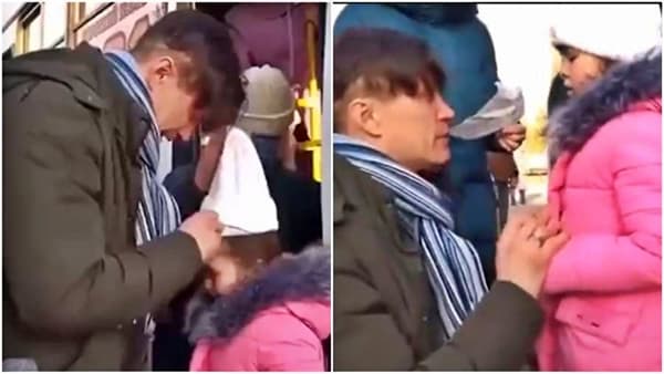 लेकीला निरोप देताना झाला भावुक! रशिया-युक्रेन युद्धादरम्यान बाप-लेकीचा Emotional video viral