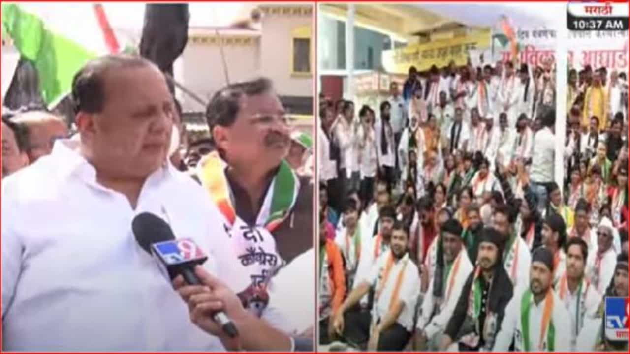 मलिकांच्या अटकेविरोधात मुश्रीफांच्या नेतृत्वात आंदोलन