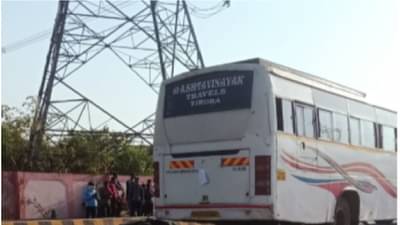 ट्रक चालकाने ब्रेक लावले, मागून बस धडकली, बसच्या चाकाखाली येऊन बाईकस्वाराचा मृत्यू