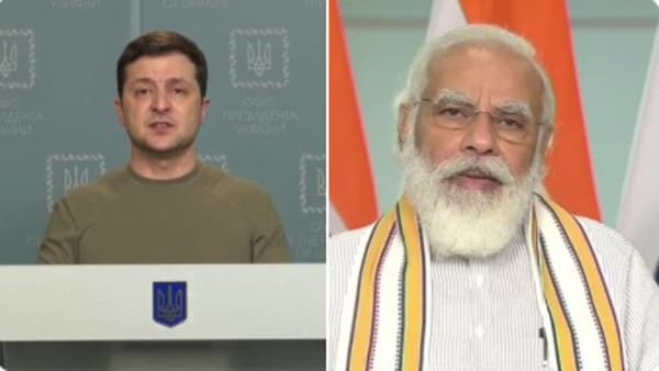 Russia Ukraine War : शांततेसाठी कोणत्याही प्रकारे योगदान देऊ; झेलेन्स्की यांच्या मदतीच्या मागणीनंतर पंतप्रधान मोदींचं आश्वासन