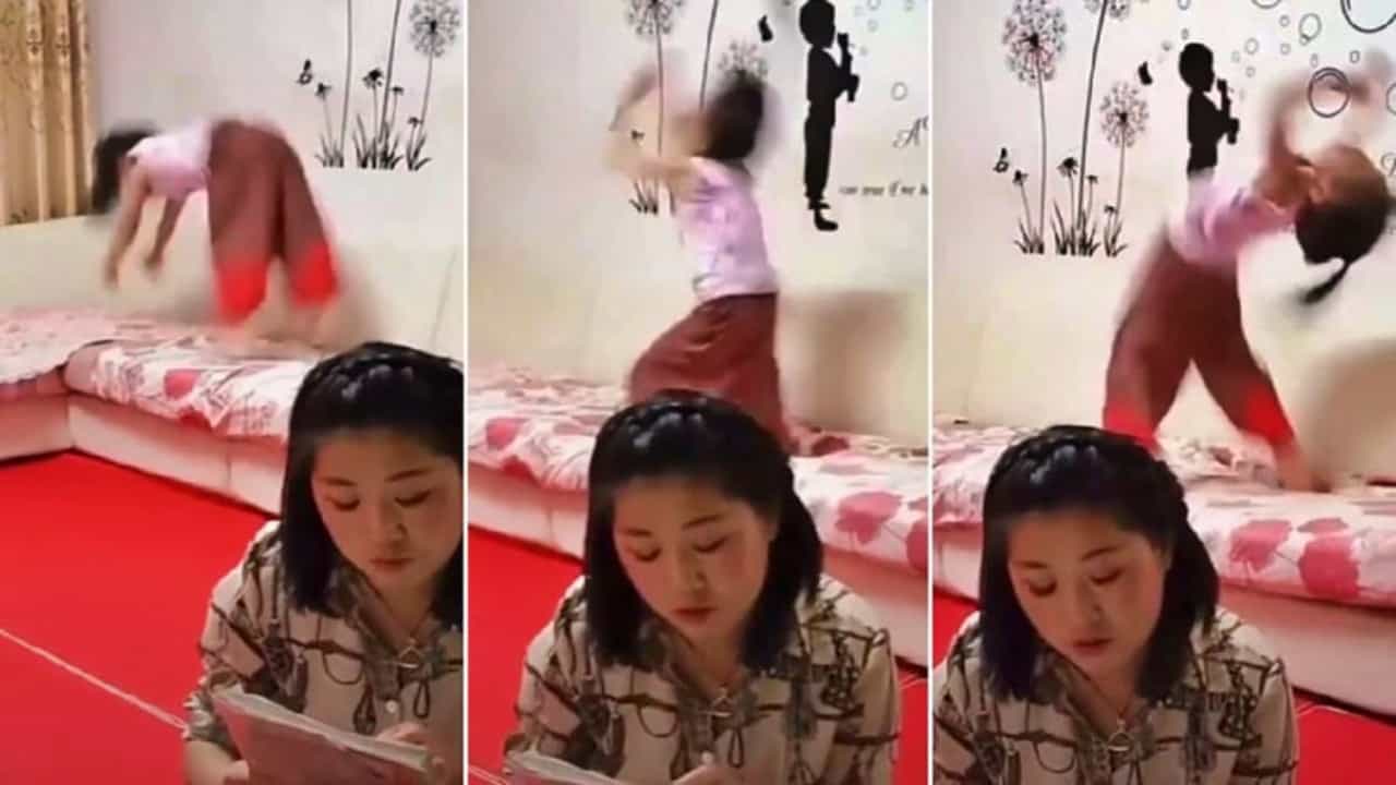 Viral video : पुराना है यह..! या चिमुरडीचे जबरजस्त Stunt आणि Flip पाहून तुम्हीही हेच म्हणाल