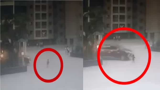 CCTV | कारचालकाची अक्षम्य हलगर्जी, खेळणारा दोन वर्षांचा चिमुरडा गाडीखाली आला, आणि...