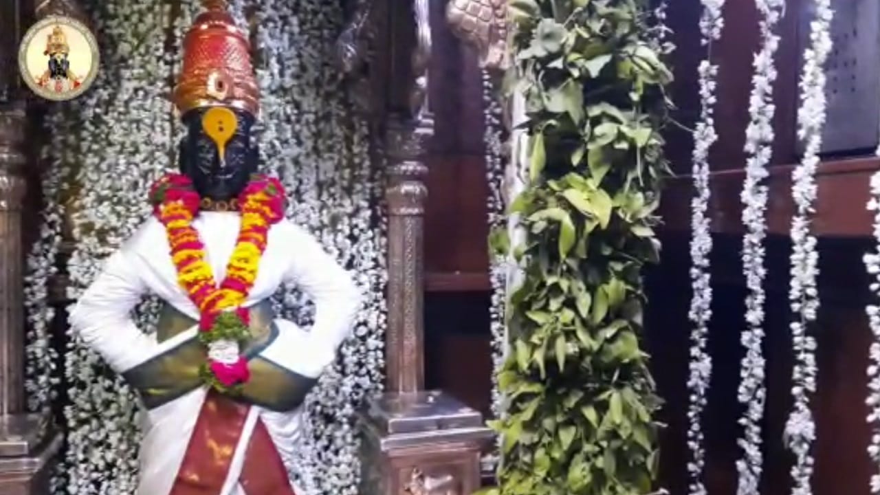 त्यामुळे सावळ्या विठुरायाचे आणि रुक्मिणीमातेचे रुप अधिकच खुलून दिसत आहे ..