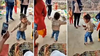 चिमुरडीची Style पाहिली का? Kacha Badamवर अशी थिरकली की, पुन्हा पुन्हा पाहाल हा Viral video