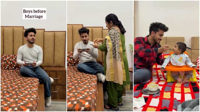 ...नाहीतर तुझी आई मला मारेल! लग्नानंतर कशी होते याची फजिती? Video viral