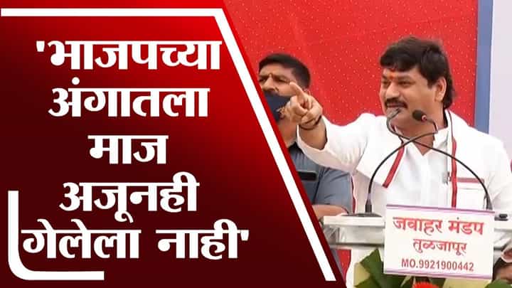 64, 54, 44 आमदारांचे सरकार आले आणि 105 आमदारवाले विरोधात बसले, Dhananjay Munde यांचा BJP ला टोला 64, 54, 44 आमदारांचे सरकार आले आणि 105 आमदारवाले विरोधात बसले, Dhananjay Munde यांचा BJP ला टोला