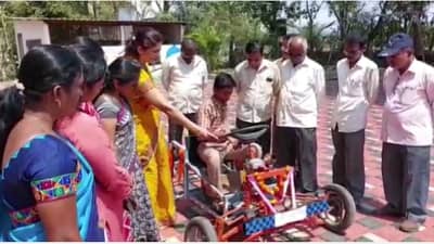 INNOVATIVE | भंगारातून साकारली प्रदूषण विरहीत गाडी, आठवीच्या अर्जुनचा यशस्वी प्रयोग, स्वप्नातील गाडी सत्यात