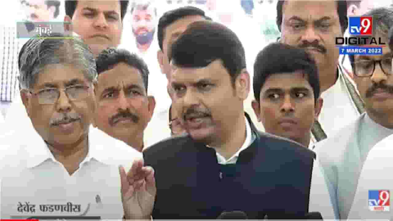 देशाच्या इतिहासात ठाकरे सरकारचं नाव नोंदवलं जाईल : देवेंद्र फडणवीस