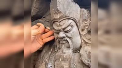 Creative wood craft : प्रत्येकाकडे त्याचं सर्वोत्तम असतं, जे तो वेळ आल्यावर देतो..! Video viral