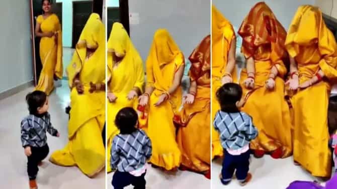 चिमुकल्यानं आईला ओळखलंच..; आतापर्यंतचा Cute video अजिबात miss करू नका