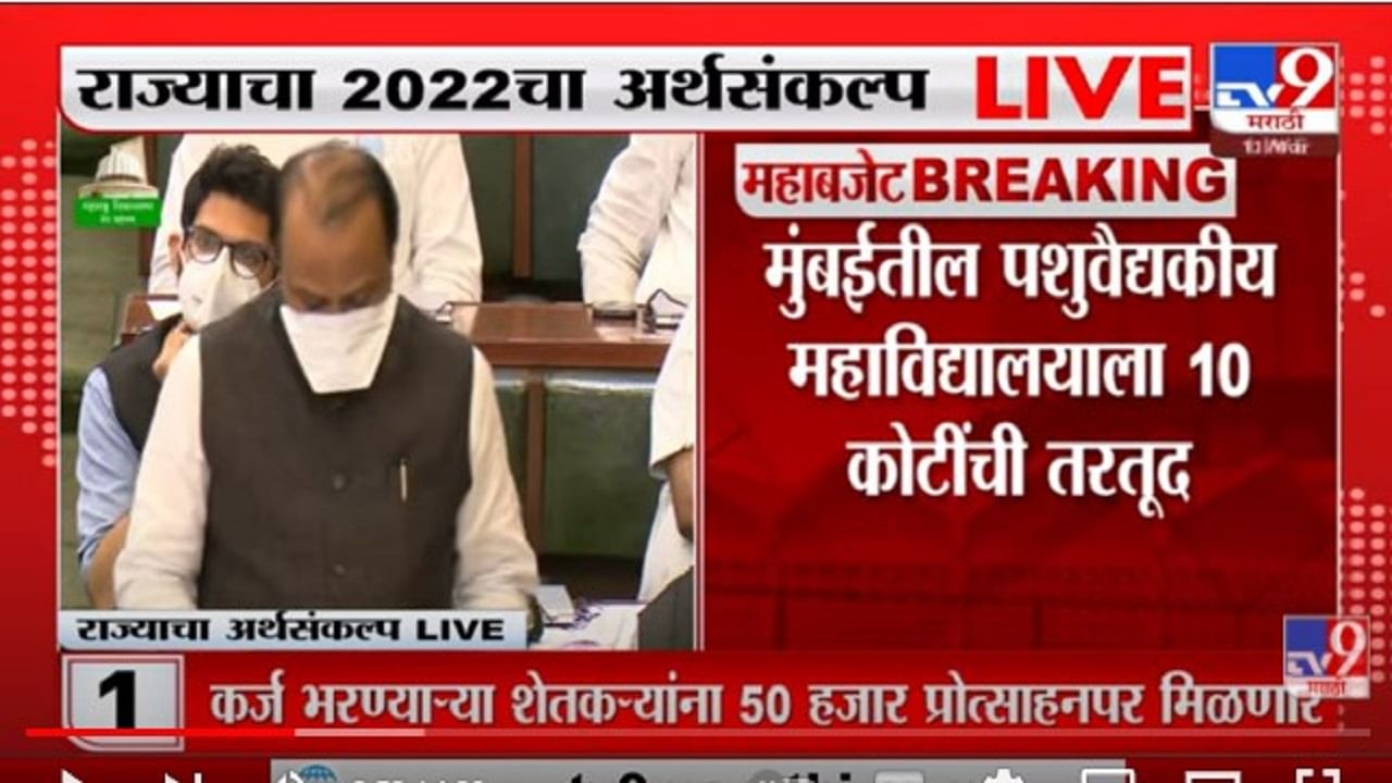 Maharashtra Budget 2022 : नाशिकसह 3 ठिकाणी वैद्यकीय पदव्युत्तर शिक्षण संस्था; जाणून घेऊ अर्थसंकल्पातील 5 महत्त्वाच्या घोषणा Maharashtra Budget 2022 : नाशिकसह 3 ठिकाणी वैद्यकीय पदव्युत्तर शिक्षण संस्था; जाणून घेऊ अर्थसंकल्पातील 5 महत्त्वाच्या घोषणा