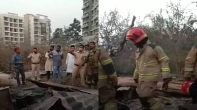 वृद्ध झोपलेल्या झोपडीला लागली आग, नंतर घडलं हे विपरीत...