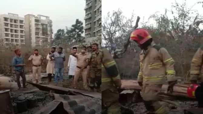 वृद्ध झोपलेल्या झोपडीला लागली आग, नंतर घडलं हे विपरीत...