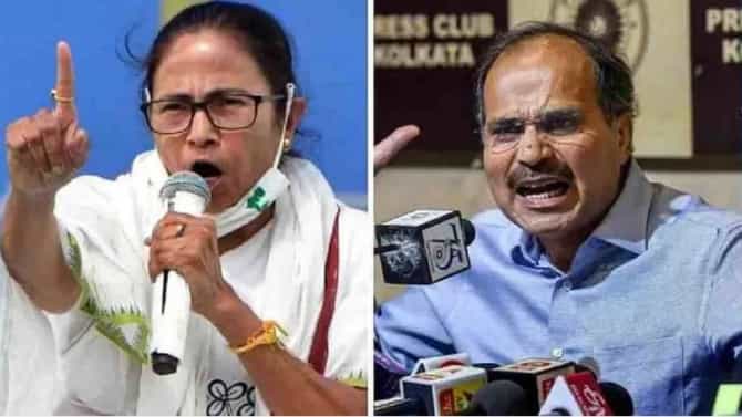 अधीर रंजन चौधरी म्हणाले ममता बॅनर्जी पागल! देशभरात काँग्रेसचे 700 आमदार असल्याचंही आवर्जून सांगितलं
