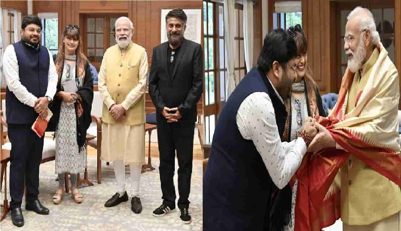पंतप्रधान नरेंद्र मोदी आणि द कश्मीर फाईल्स टीमची भेट, मोदींनाही भावला सिनेमा