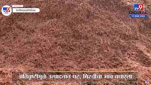 Nanded | ग्राहकांना मिरची झोंबणार, Dharmabad इथल्या लाल मिरचीला उच्चांकी भाव