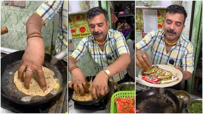 Video : खाद्यपदार्थांवरचे प्रयोग काही थांबेना! आता Omeletteची ही नवी Recipe होतेय Viral
