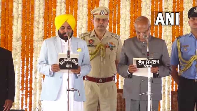 भगवंत मान बनले पंजाबचे नवे मुख्यमंत्री, भगत सिंहांच्या गावात शपथविधी