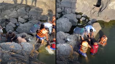 Pune : कुंडमळ्यात फिरायला गेलेल्या दोन तरुणींपैकी एकीला वाचवण्यात यश
