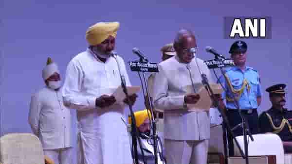 मुख्यमंत्री भगवंत मान यांच्या मंत्रीमंडळाचा शपथविधी, दहा मंत्र्यांनी घेतली शपथ