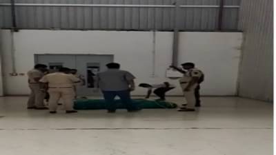 Leopard in Chakan MIDC | चाकण वनविभागाकडून बिबट्याला जेरबंद करण्यासाठी प्रयत्न सुरु; कंपनी परिसरात पिंजरा लावला