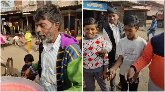 बाल दो, बुढ़िया के बाल लो..! रस्त्यावरील विक्रेत्याकडून अनोखी Offer, Video viral