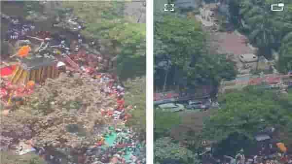 VIDEO| मुंबईत Shivaji Park येथील छत्रपती शिवाजी महाराजांच्या पुतळ्यावर MNS तर्फे पुष्पवृष्टी, राज ठाकरेंची उपस्थिती