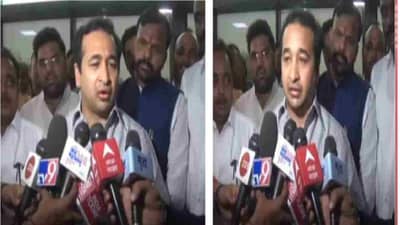 Nitesh Rane on MIM : त्यांच्या घरात कोण कोणाबरोबर झोपतो, MIM च्या प्रस्तावावर बोलताना नितेश राणे भलतेच बोलले