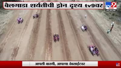 Satara : देगावमध्ये बैलगाडा शर्यतीचा थरार, महिलेनं आयोजित केली स्पर्धा