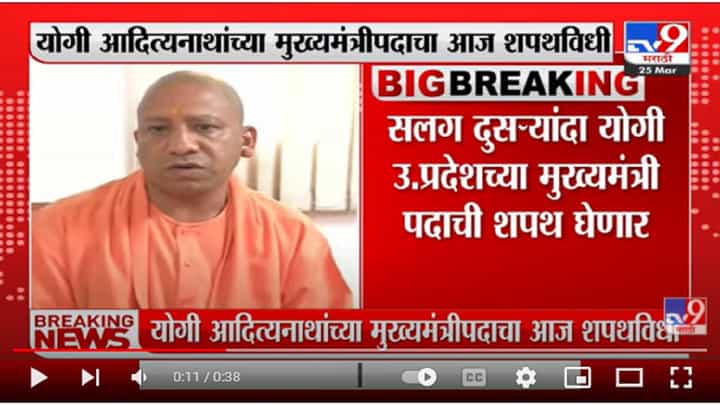 Yogi Adityanath यांचा शपथविधी दिग्गज नेत्यांच्या उपस्थितीत पार पडणार Yogi Adityanath यांचा शपथविधी दिग्गज नेत्यांच्या उपस्थितीत पार पडणार
