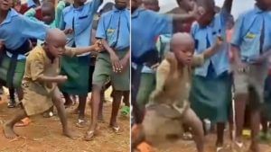 Video : एवढंसं पोरगं, पण कसलं नाचतंय... आफ्रिकन मुलाच्या जबराट Dance moves viral