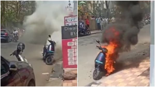 Video : आधी धूर, मग स्फोट..; Ola S1 Pro स्कूटरला भररस्त्यात लागली आग, तर चांगल्या दर्जाचं साहित्य वापरल्याचा कंपनीचा दावा
