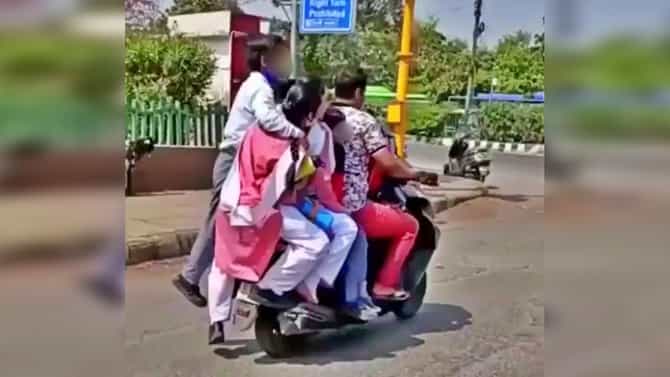 Video viral : या महाभागाला पाहा; पोलिसांना एकवेळ चकवा देईल, पण यमराजाला..?