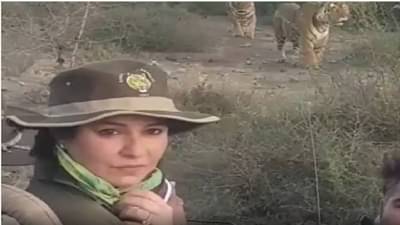 Anjali Tendulkar: सरिस्कामधील आग विझवण्याऐवजी अधिकाऱ्यांची अंजलीसोबत जंगल सफारी, फोटोही व्हायरल