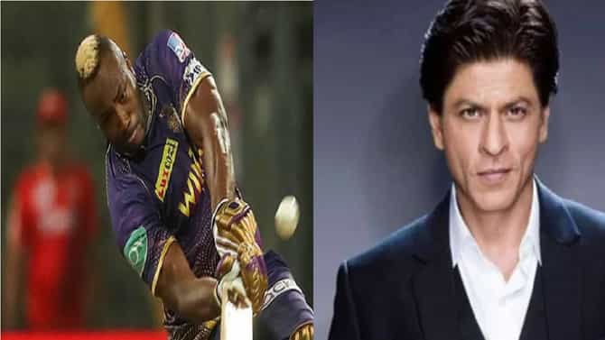 Shahrukh Khan on Andre Russell: आंद्रे रसेल नामक वादळावर शाहरुख खान खूश, म्हणाला, बऱ्याच दिवसांनी...