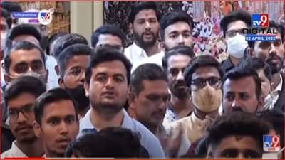 गुढीपाडव्यानिमित्त दगडूशेठ हलवाई मंदिरात भाविकांची गर्दी