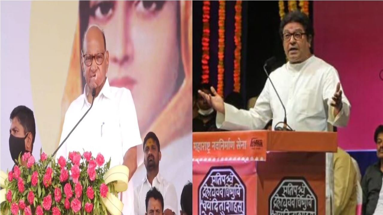 Raj Thackrey Speech : 'राष्ट्रवादीनं दुसऱ्या जातीचा द्वेष करायला लावला', राज ठाकरेंचा शरद पवारांवर पुन्हा थेट आरोप