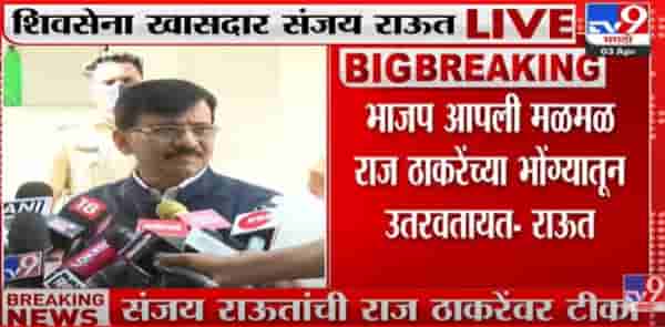 Video : Sanjay Raut on Raj Thackeray | अक्कलदाढ एवढी उशिरा का येते?; संजय राऊतांची राज ठाकरेंवर खोचट टीका