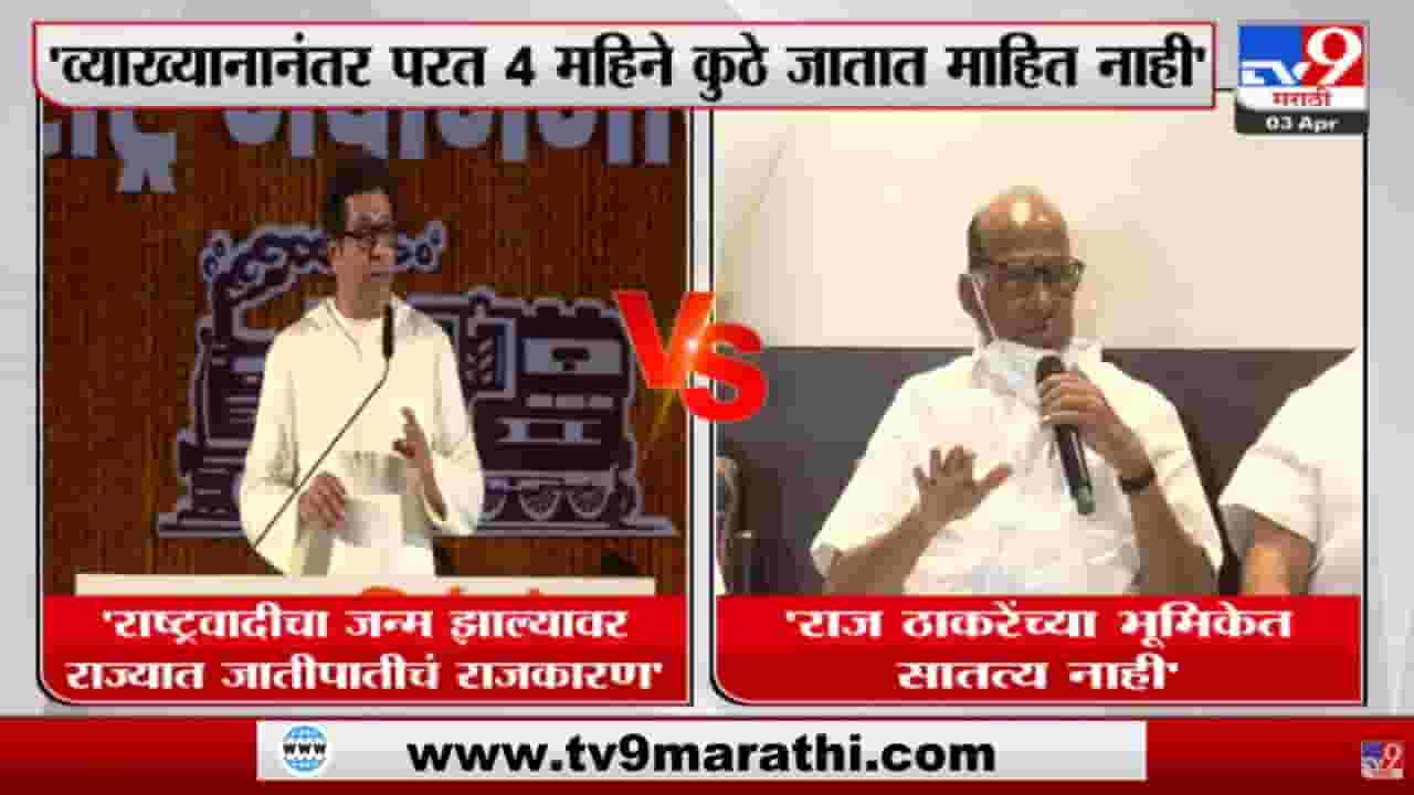 Thackeray Vs Pawar : 'लखीमपूरमध्ये शेतकऱ्यांना चिरडून मारलं ते राज ठाकरे यांना दिसलं नाही का?'