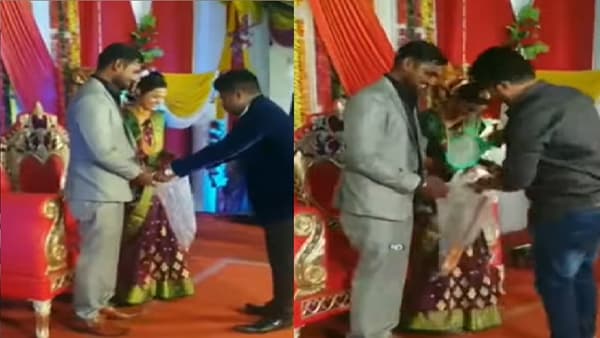 Viral Video : लग्नात मित्रांनी दिल्या अतरंगी भेटवस्तू, नवरी हसली मात्र नवरदेव लाजला!, पाहा गमतीदार व्हीडिओ...