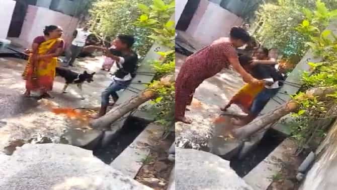 Video : पोरगा गांज्याच्या आहारी गेला, आईने खांबाला बांधून डोळ्यात मिरची पावडर टाकली...