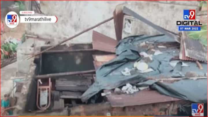 कराडमध्ये वादळी वाऱ्यासह जोरदार पाऊस कराडमध्ये वादळी वाऱ्यासह जोरदार पाऊस