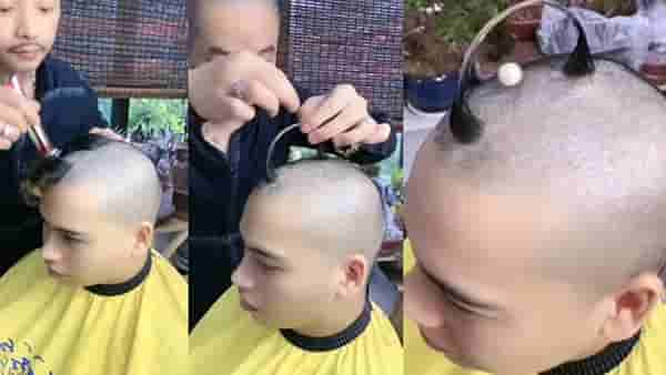 Viral Video : विचित्र हेअरस्टाईलची सोशल मीडियावर चर्चा, नेटकरी म्हणतात, पण कशासाठी अशी हेअरस्टाईल?