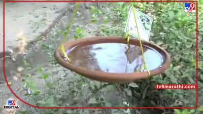 Gondia | गोंदियात Cycle Sunday Group ची अनोखी दिलदारी, पक्षांनाही मिळतेय थंडगार पाणी