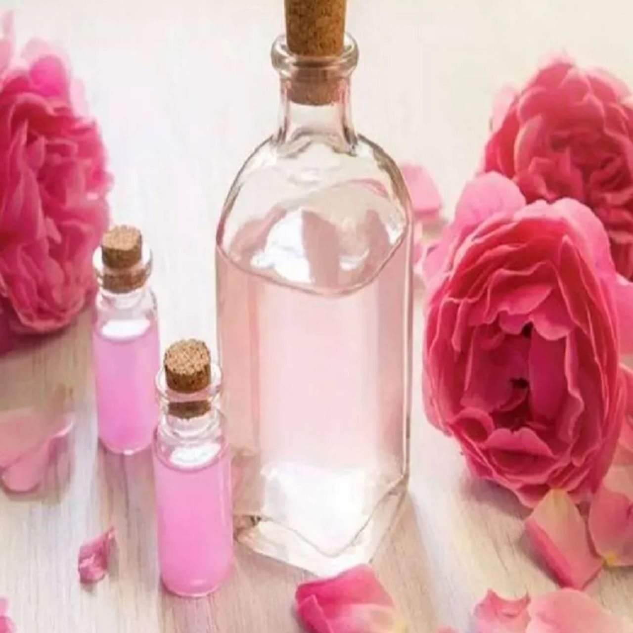 गुलाबाच्या पाकळ्यांपासून तयार केलेले गुलाब पाणी त्वचेसाठी अत्यंत फायदेशीर असते. गुलाब पाण्यामुळे आपली त्वचा हायड्रेट राहते. बाजारात तुम्हाला गुलाब पाणी सहज मिळेल आणि तुम्ही घरी देखील तयार करू शकता. सकाळी उठल्यानंतर आणि रात्री झोपण्यापूर्वी हे त्वचेवर लावा आणि सुंदर त्वचा मिळवा. 