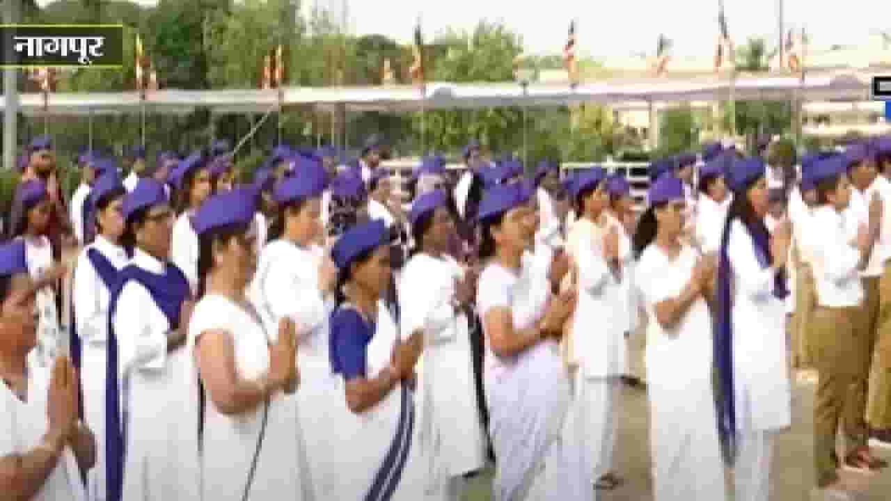 भारतरत्न डॅा. बाबासाहेब आंबेडकर जयंती; नागपूरच्या दिक्षाभूमीवर गर्दी