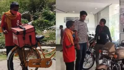 शिक्षक सायकलवरून द्यायचा झोमॅटोची डिलिव्हरी, एका पोस्टमुळे बदललं आयुष्य, पाहा नेमकं काय घडलं?