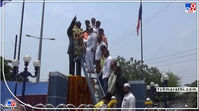 Ichalkaranji Jayanti | भारतीय संविधान देशासाठी अभिमानास्पद; इचलकरंजीत मनसेच्यावतीने आंबेडकर जयंती