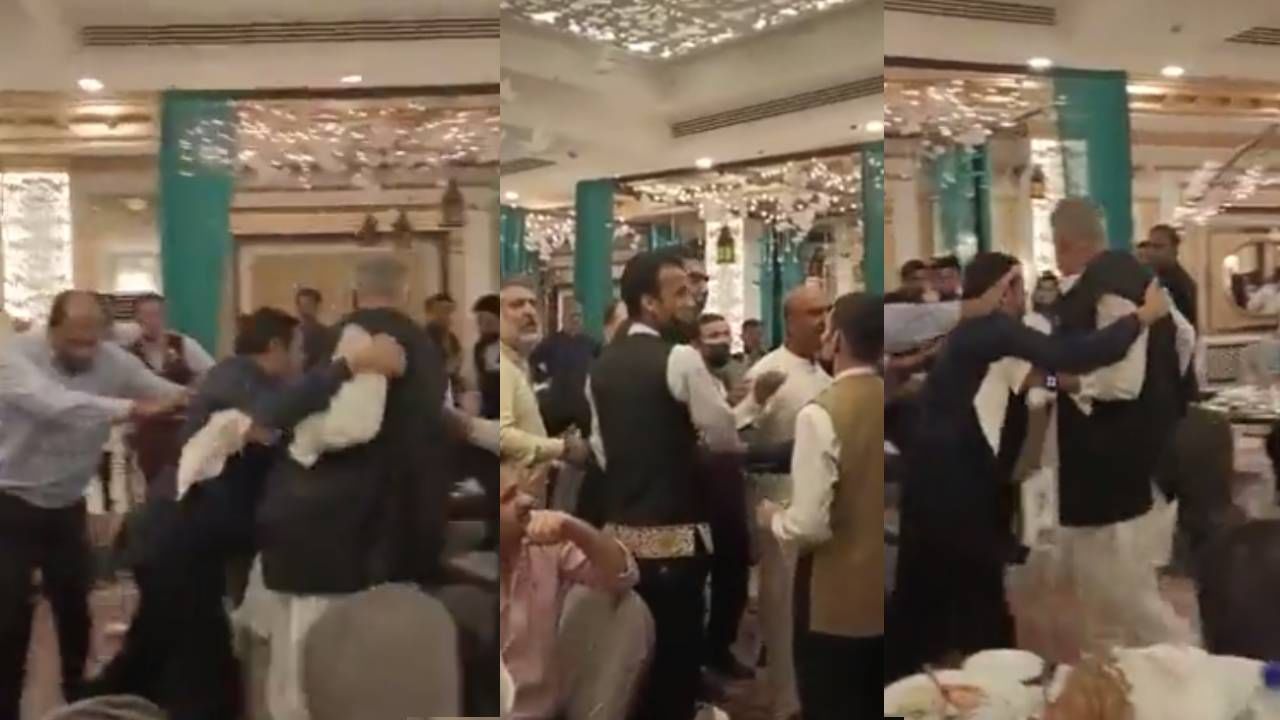 Viral Video :  इफ्तार पार्टीदरम्यान इम्रान खान आणि शाहबाज शरीफ यांचे कार्यकर्ते भिडले, व्हीडिओ व्हायरल